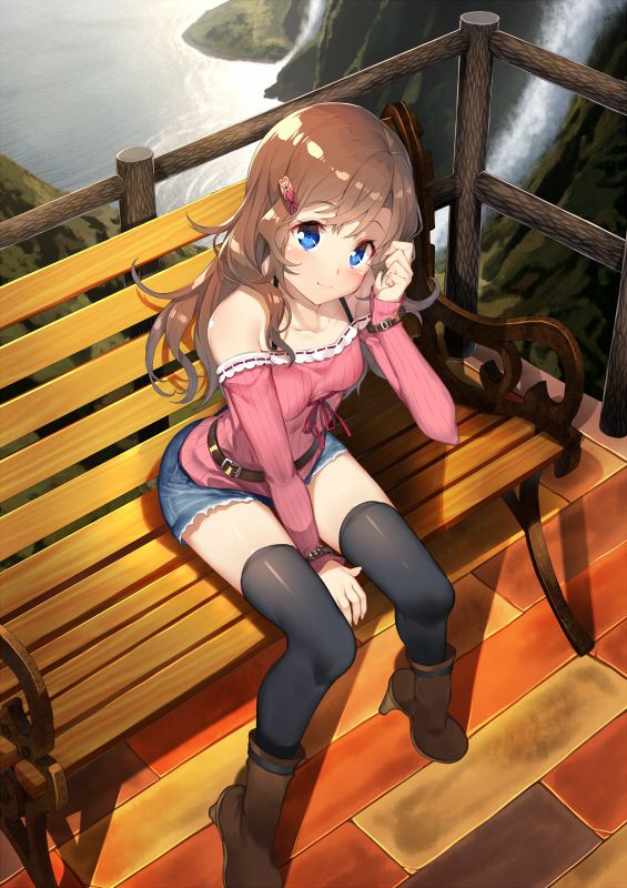 ニーソの二次エロ画像で！