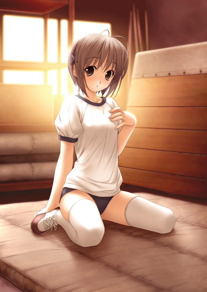 ニーソの二次エロ画像で！