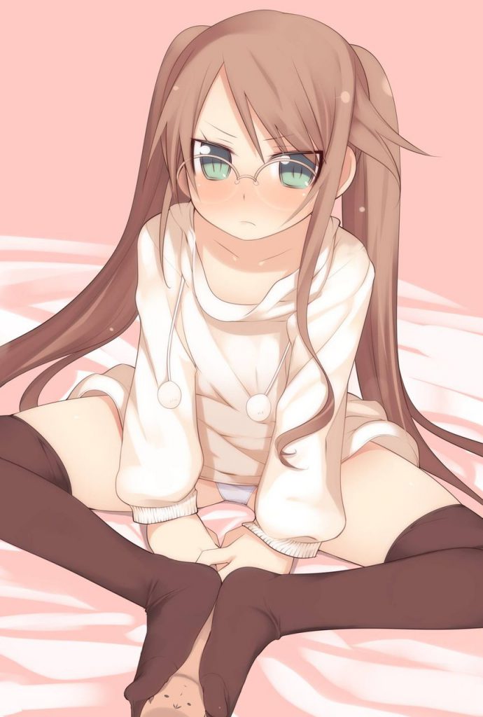 ニーソの二次エロ画像で！