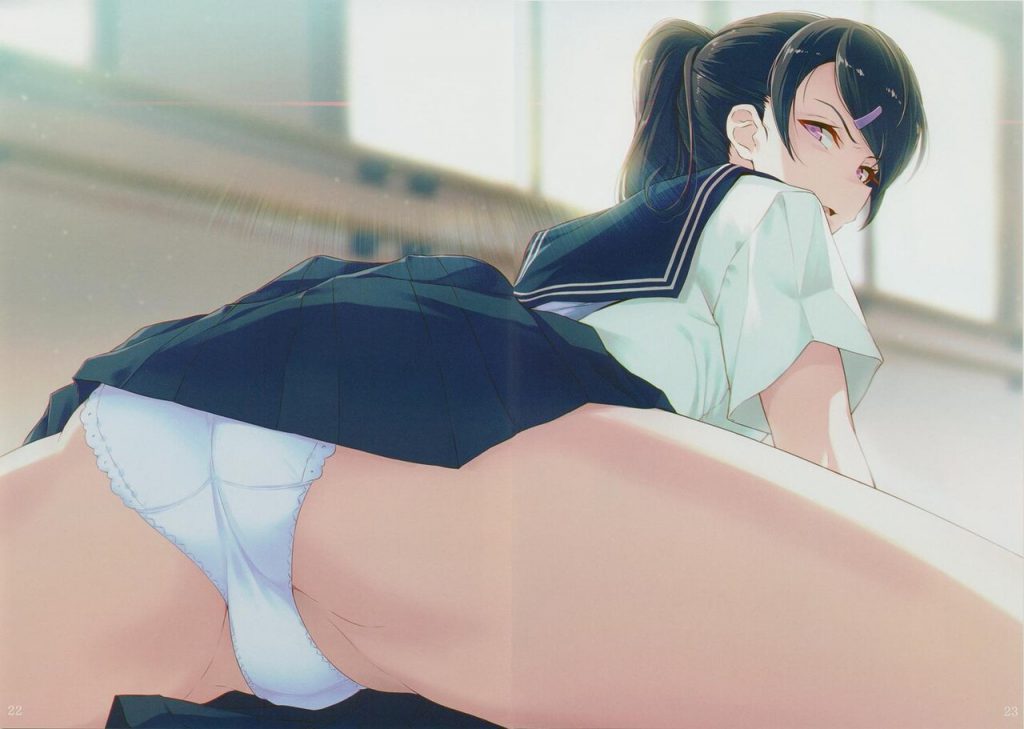 開脚の二次エロ画像くだしあ。