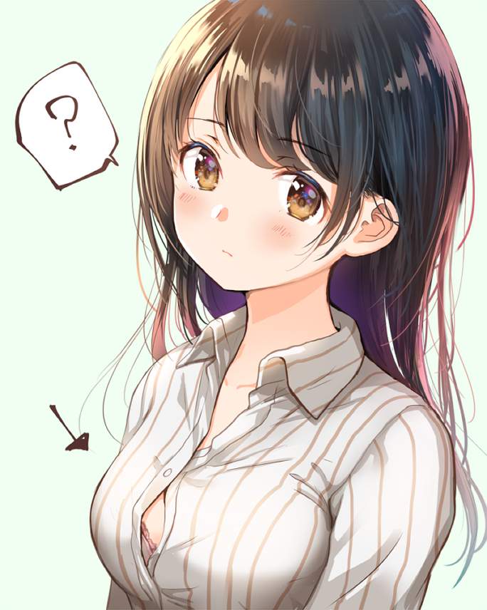 胸チラのよさを再確認できるエロ画像