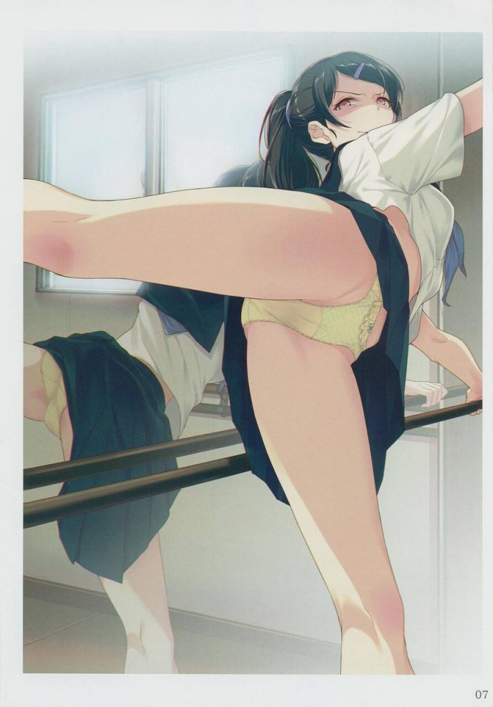 開脚の二次エロ画像くだしあ。