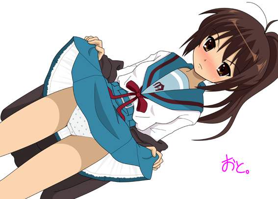 涼宮ハルヒの憂鬱の背徳感あふれるエロ画像