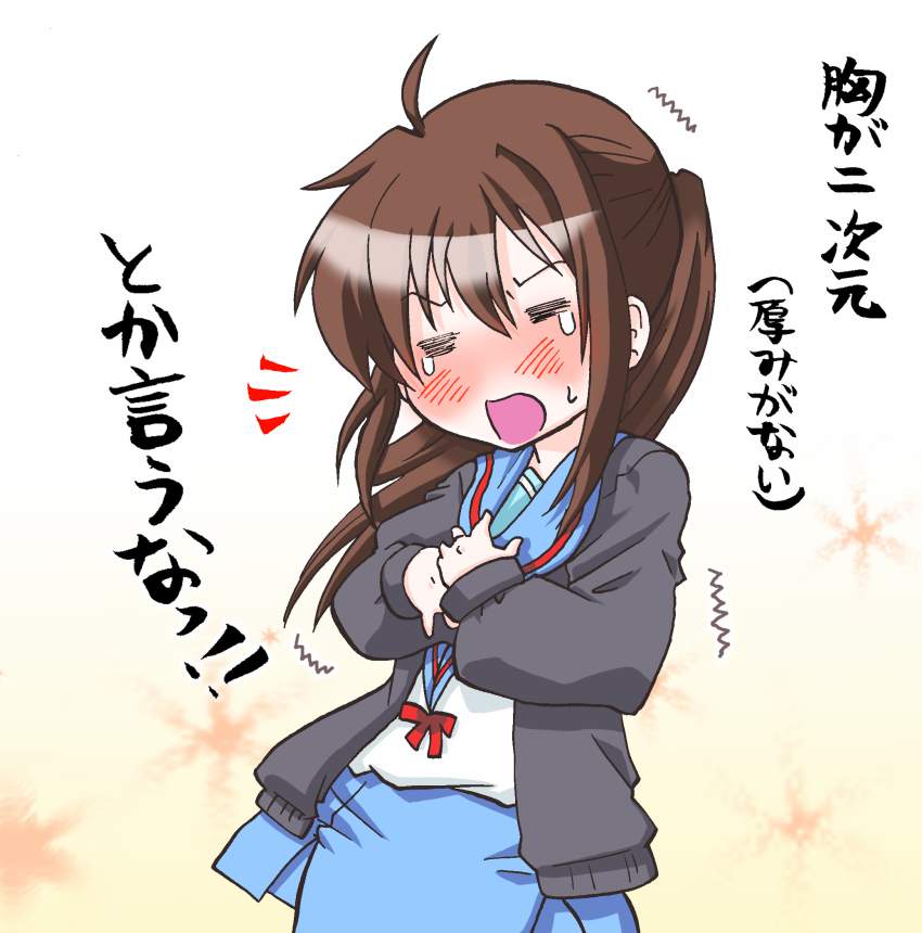 涼宮ハルヒの憂鬱の背徳感あふれるエロ画像