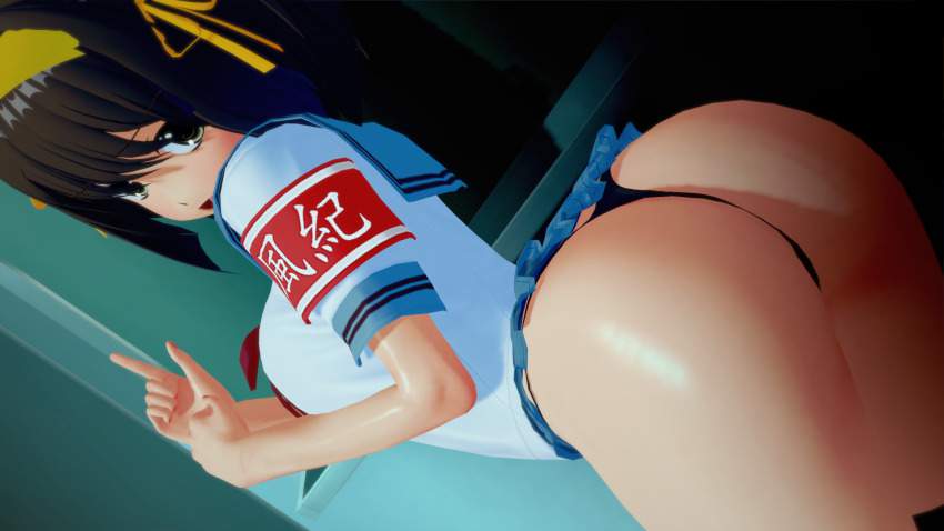 涼宮ハルヒの憂鬱の背徳感あふれるエロ画像