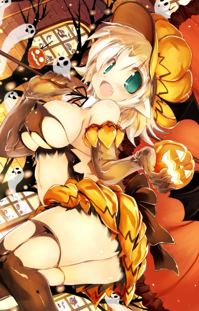 ハロウィンの二次エロ画像でいい夢みましょ♪