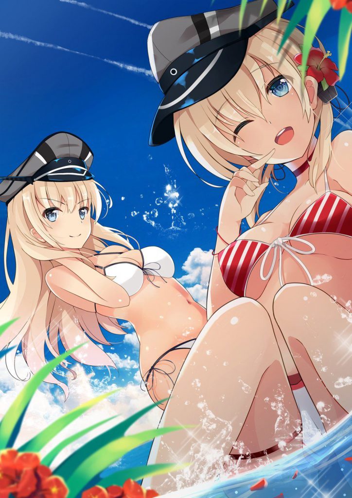 威力バツグンな水着の二次エロ画像詰め合わせ