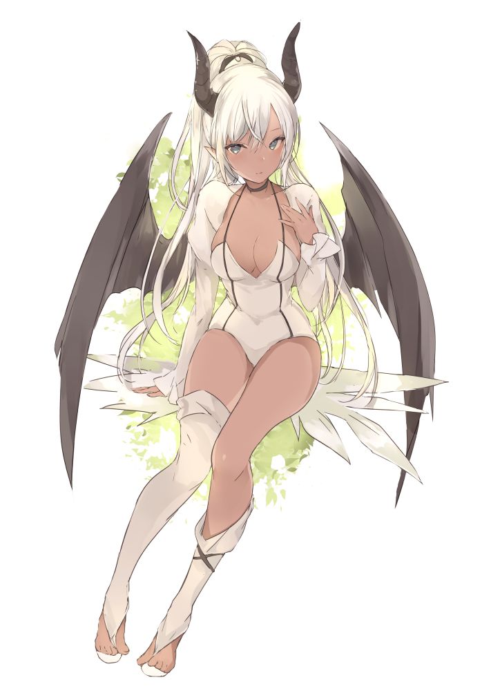 ポニーテールの萌えイラスト