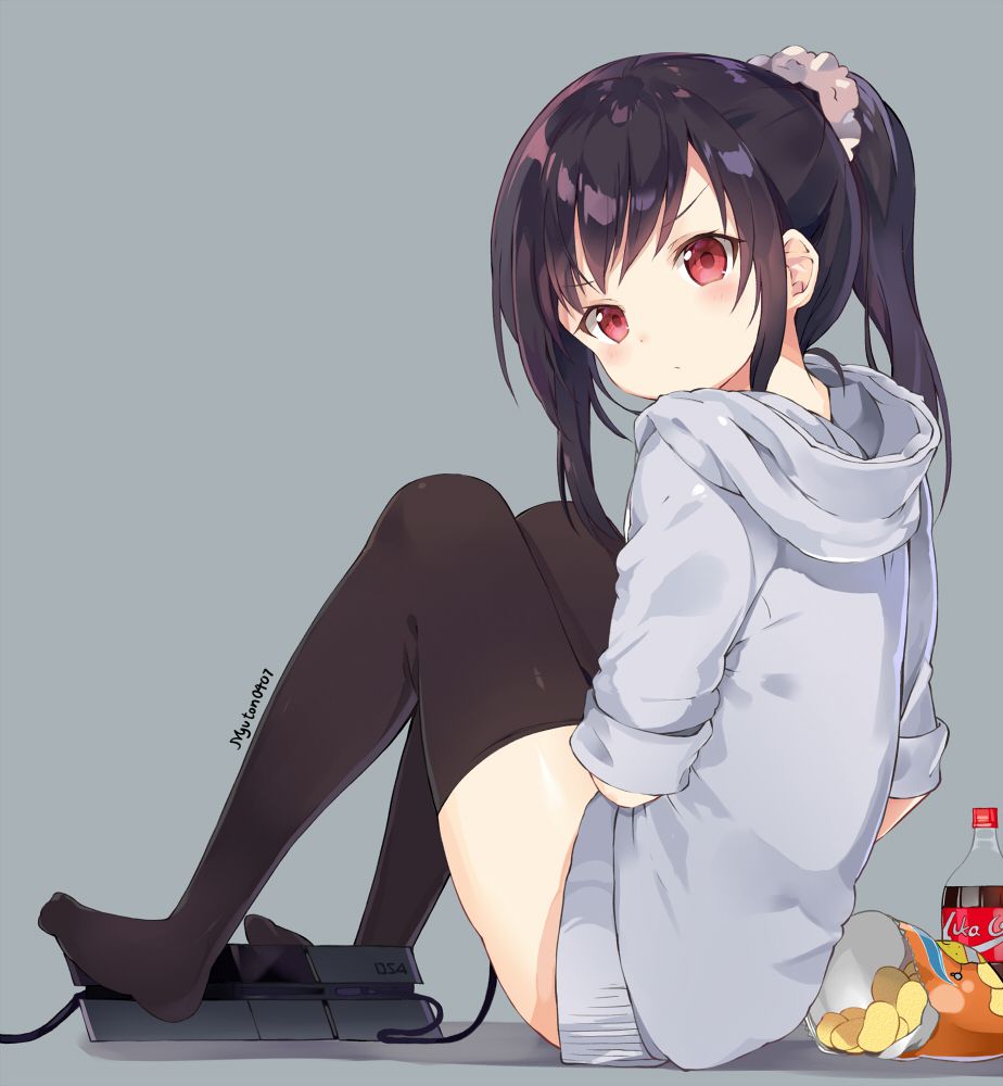 ポニーテールの萌えイラスト
