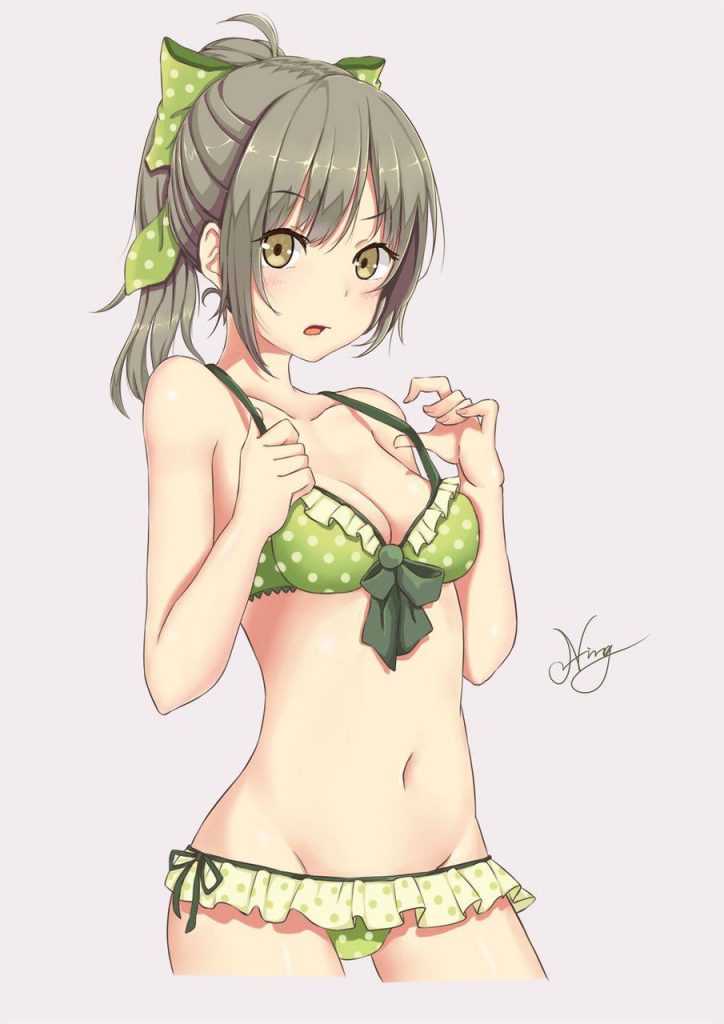 ポニーテールの萌えイラスト