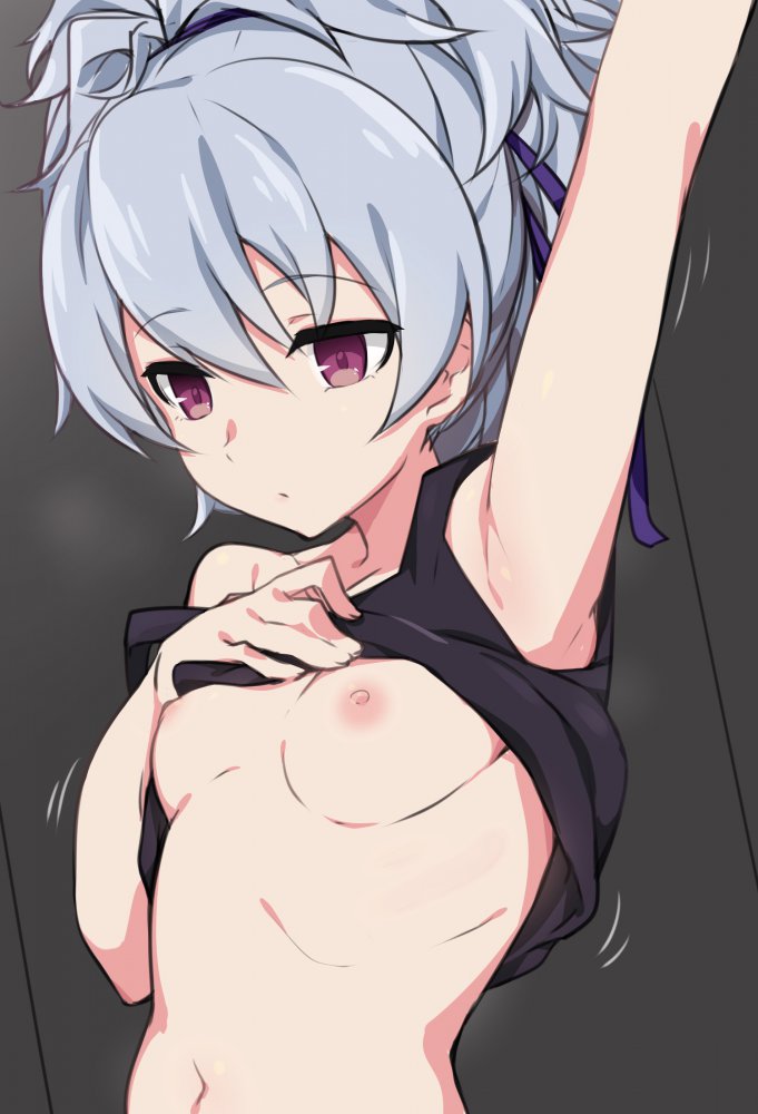 【※勃起不可避】銀髪の美少女画像がヤバスギクンwwwwwwwwww【二次画像】