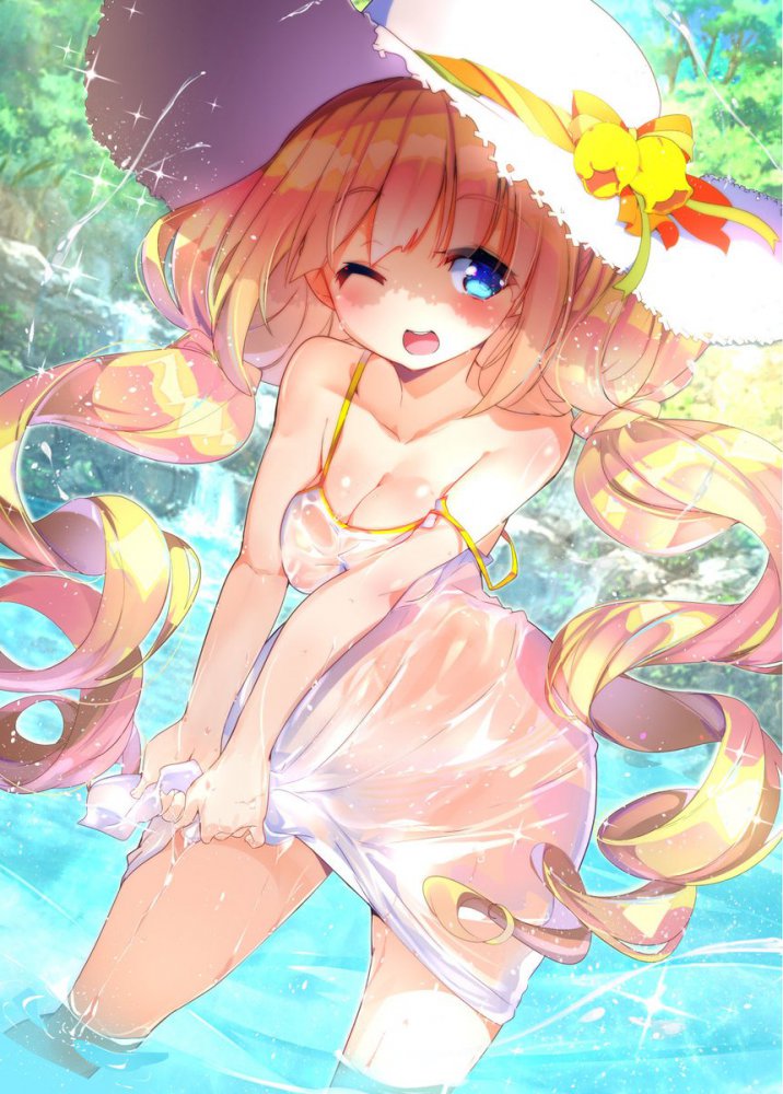 濡れ透けのエロ画像