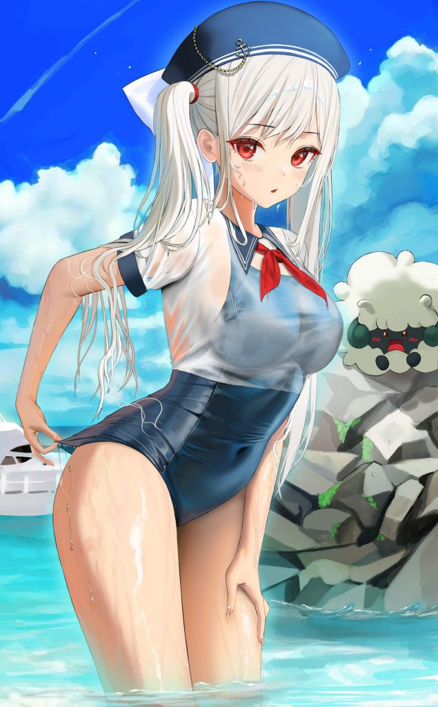 スク水のエロ画像なんです！