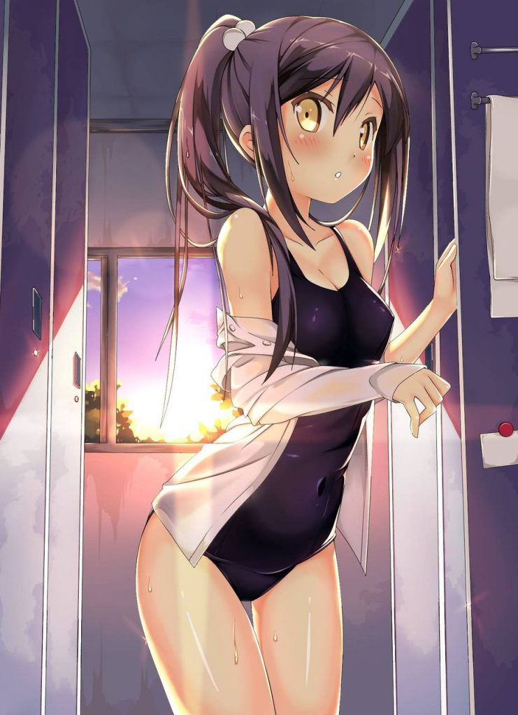 スク水のエロ画像なんです！