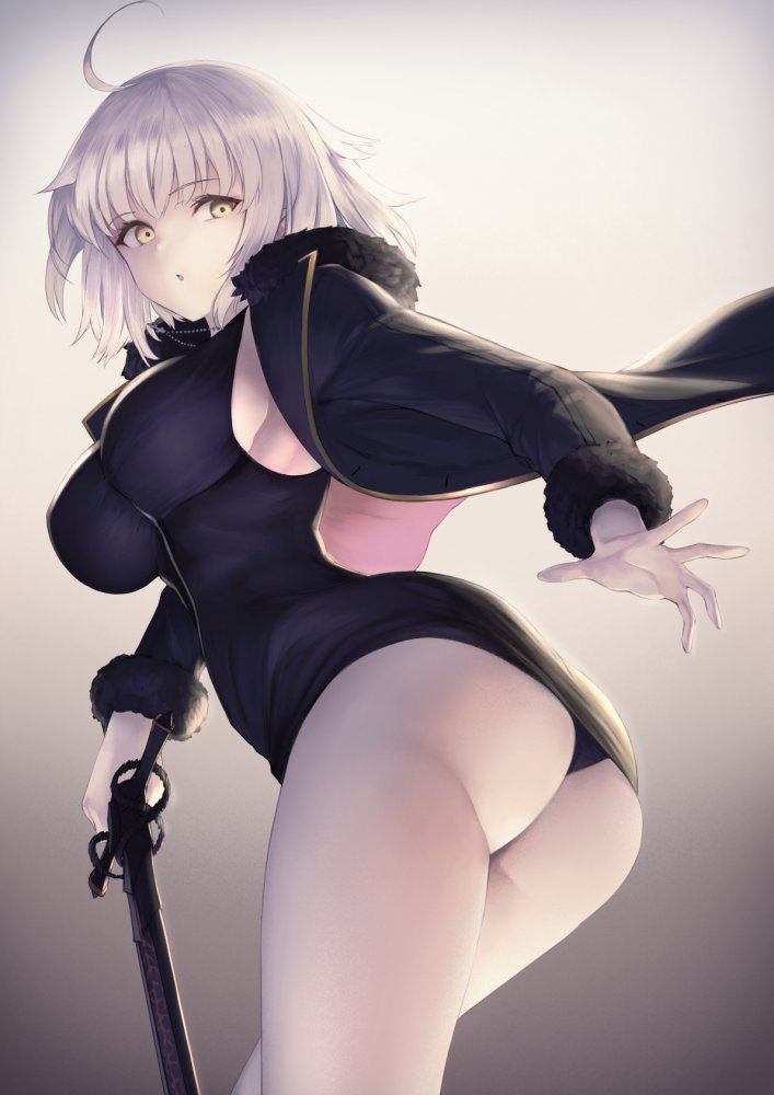 銀髪の二次フェチ画像。