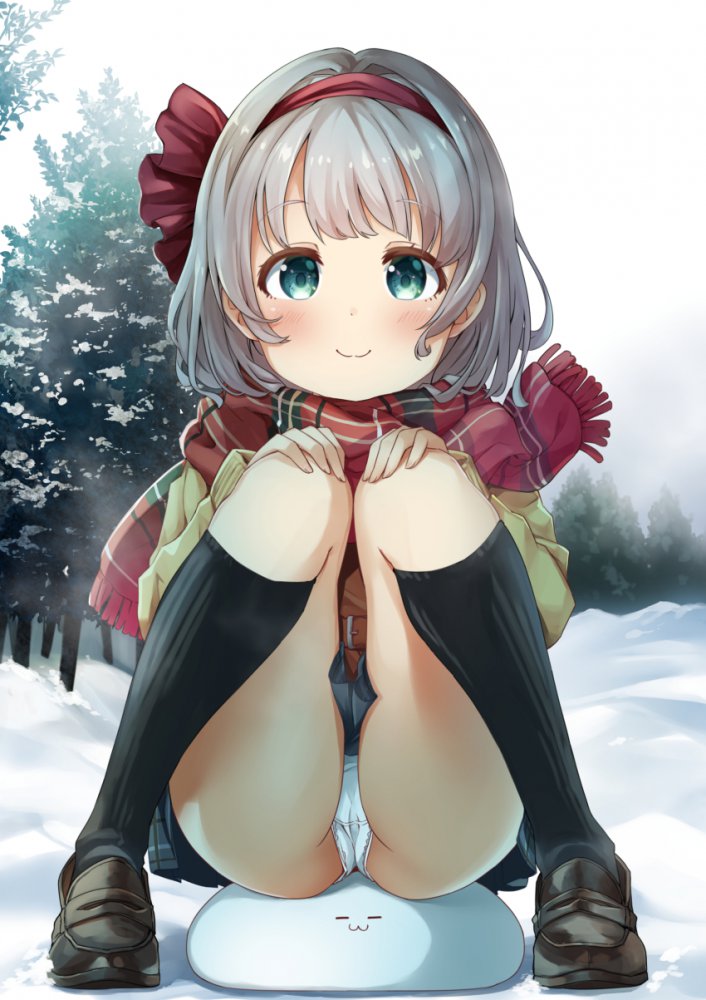 銀髪の二次フェチ画像。