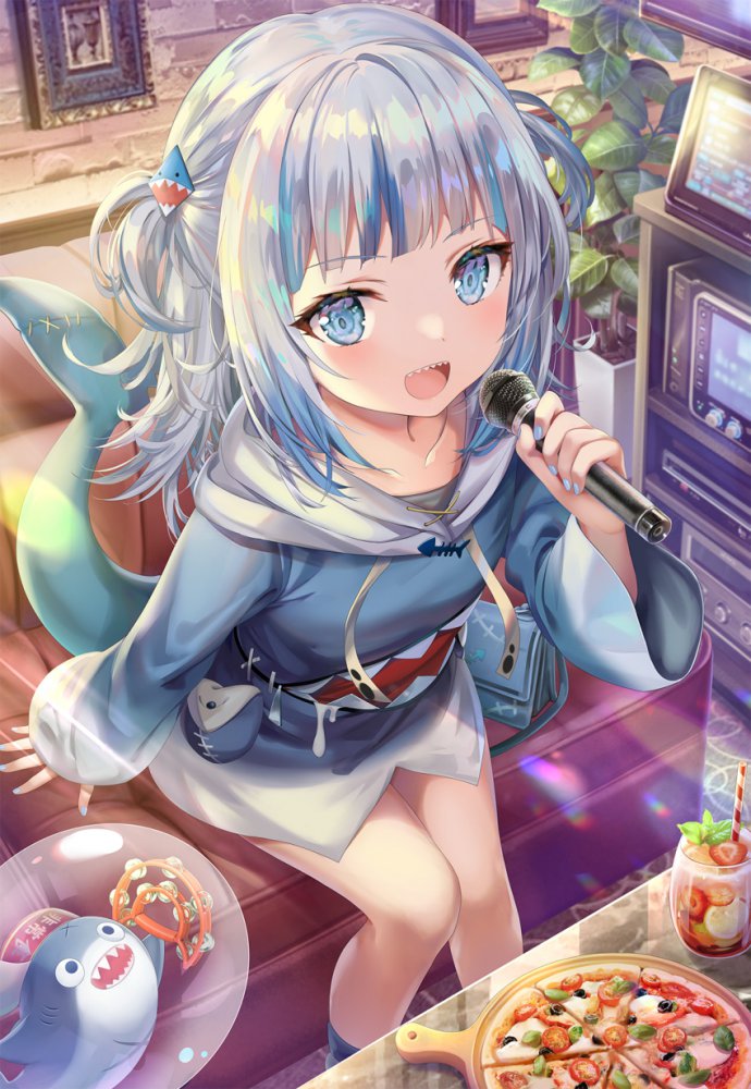銀髪の二次フェチ画像。