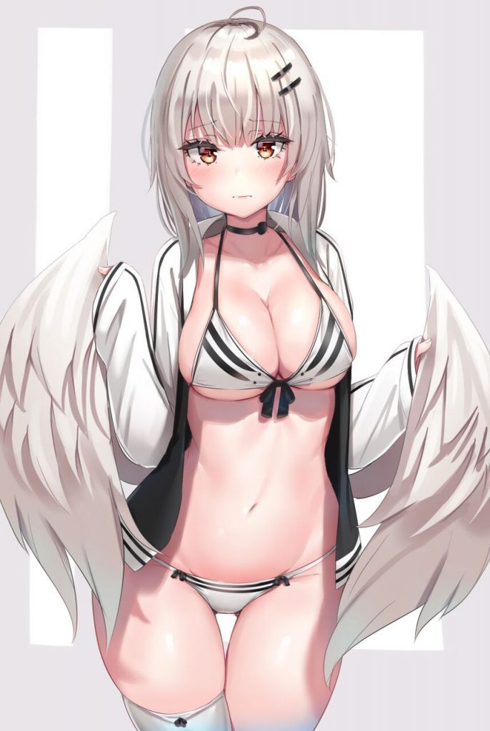銀髪のよさを再確認できるエロ画像