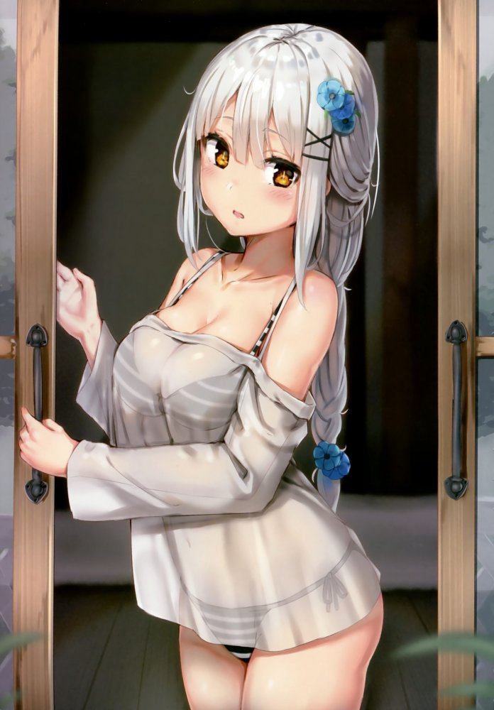 銀髪の二次フェチ画像。