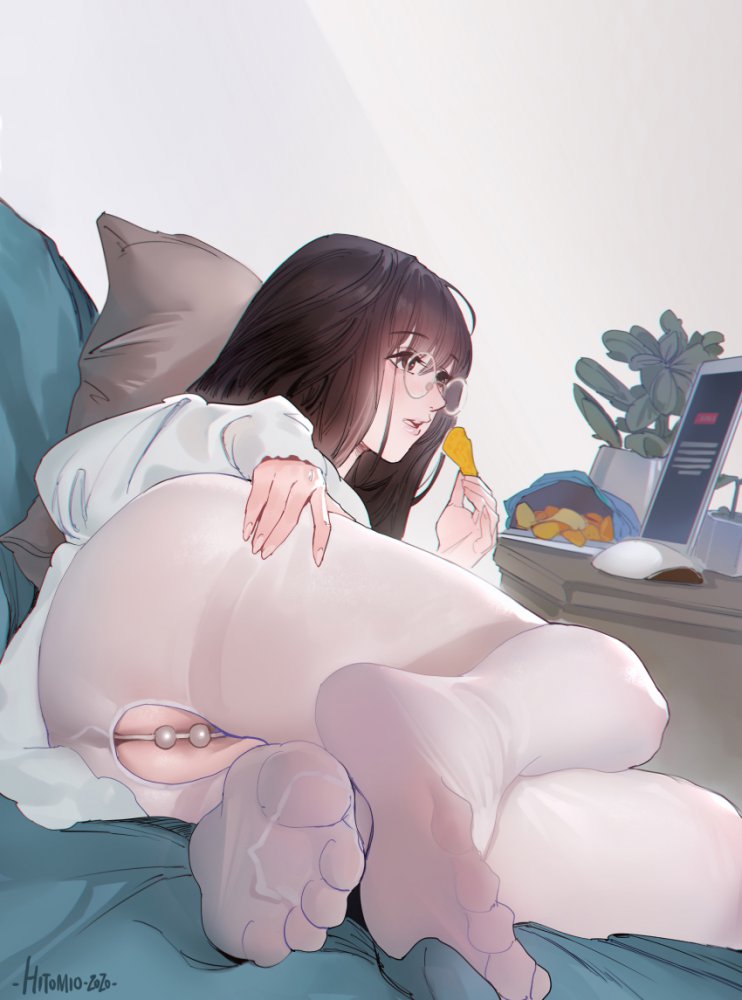 足フェチの萌えイラスト