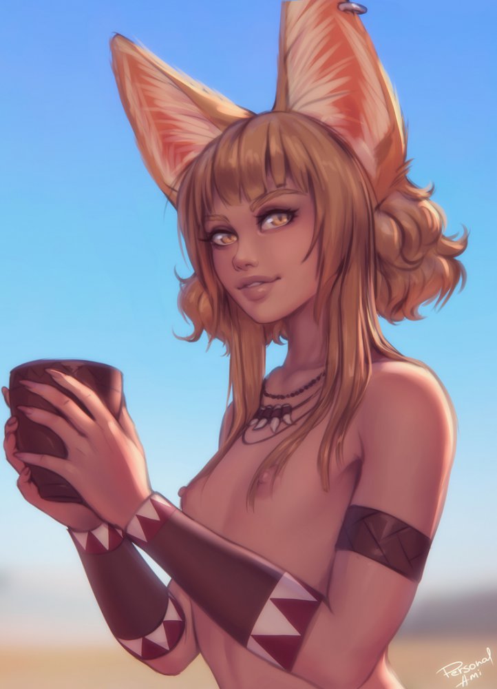 乳首の二次エロ画像で!