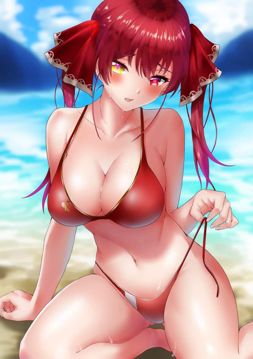 紐パンのエロ画像をアップ！