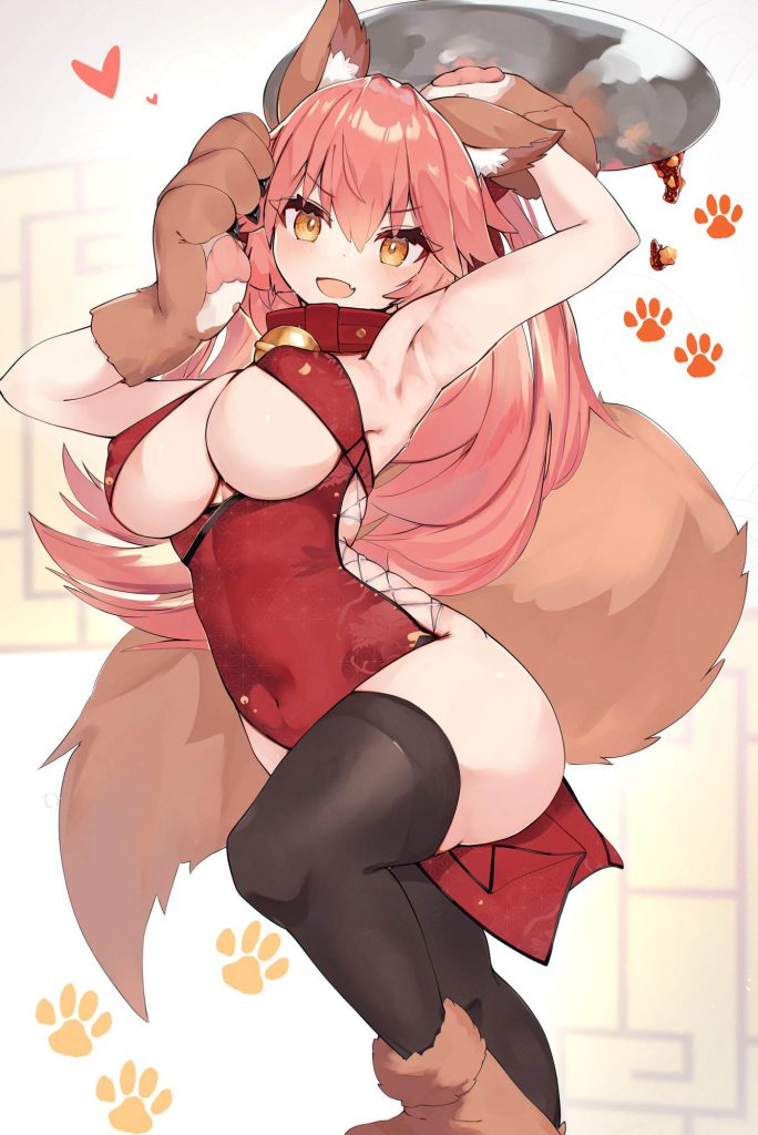 ニーソの二次元エロ画像。