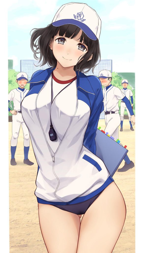 ニーソの二次元エロ画像。