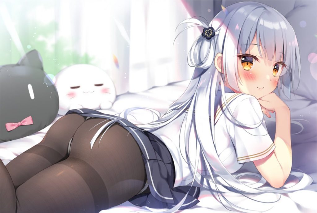 今夜のオナネタ画像は銀髪でございます。