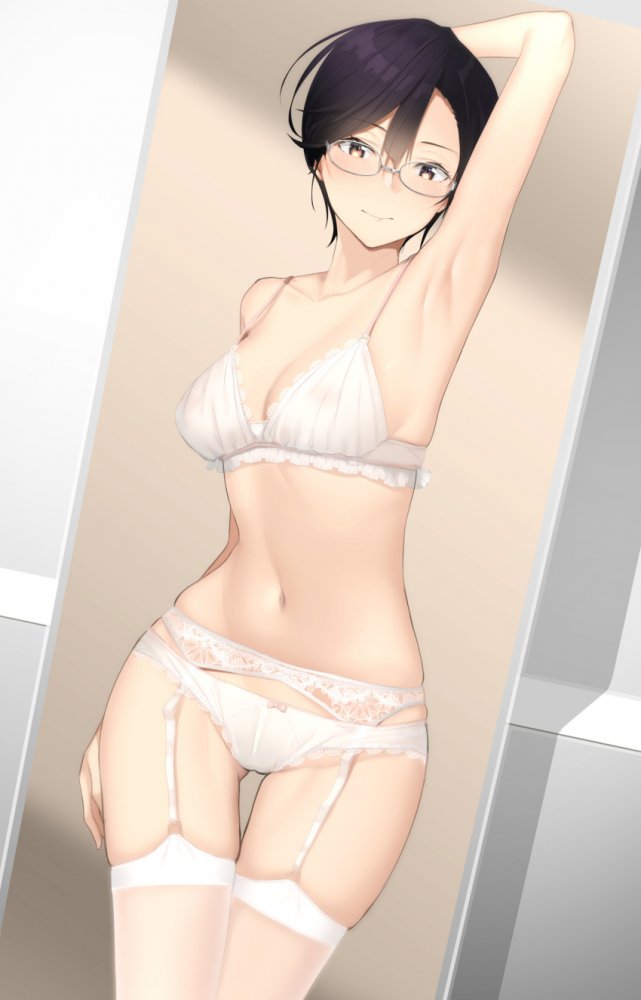 眼鏡のレベルが高いエロ画像