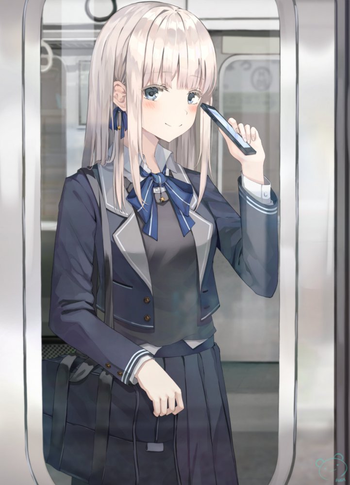 銀髪の二次フェチ画像。