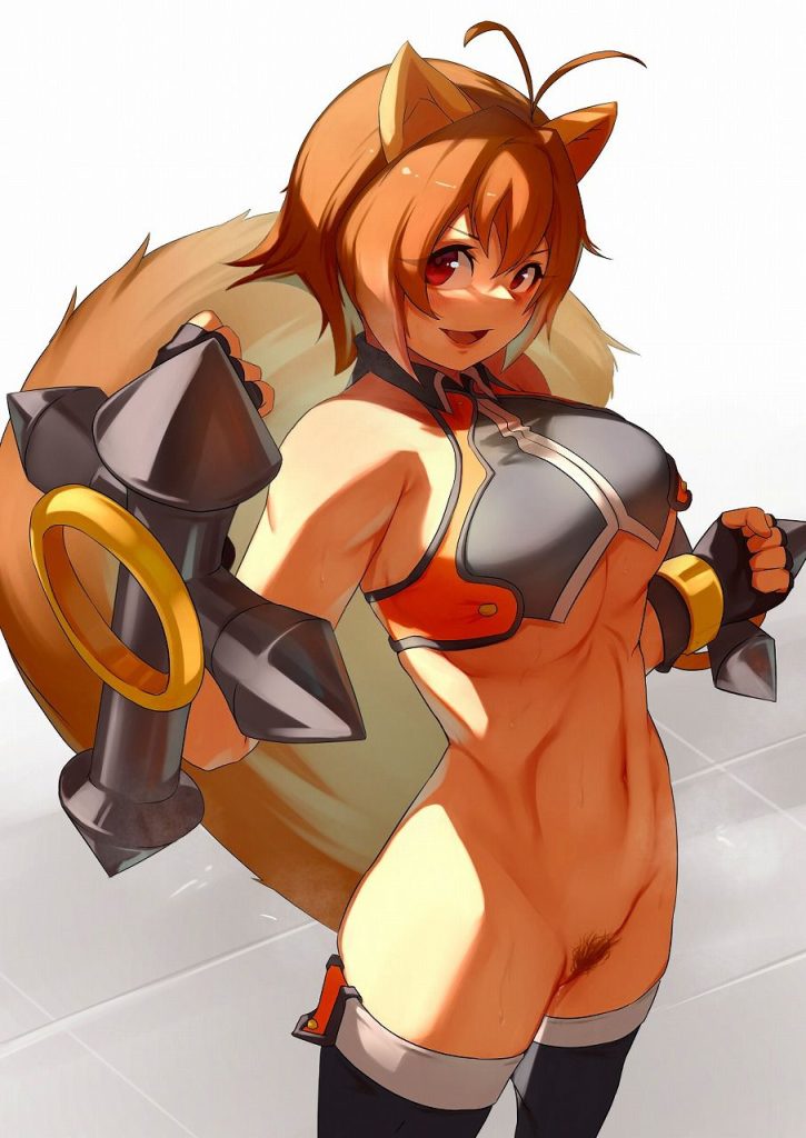 陰毛の二次元エロ画像。