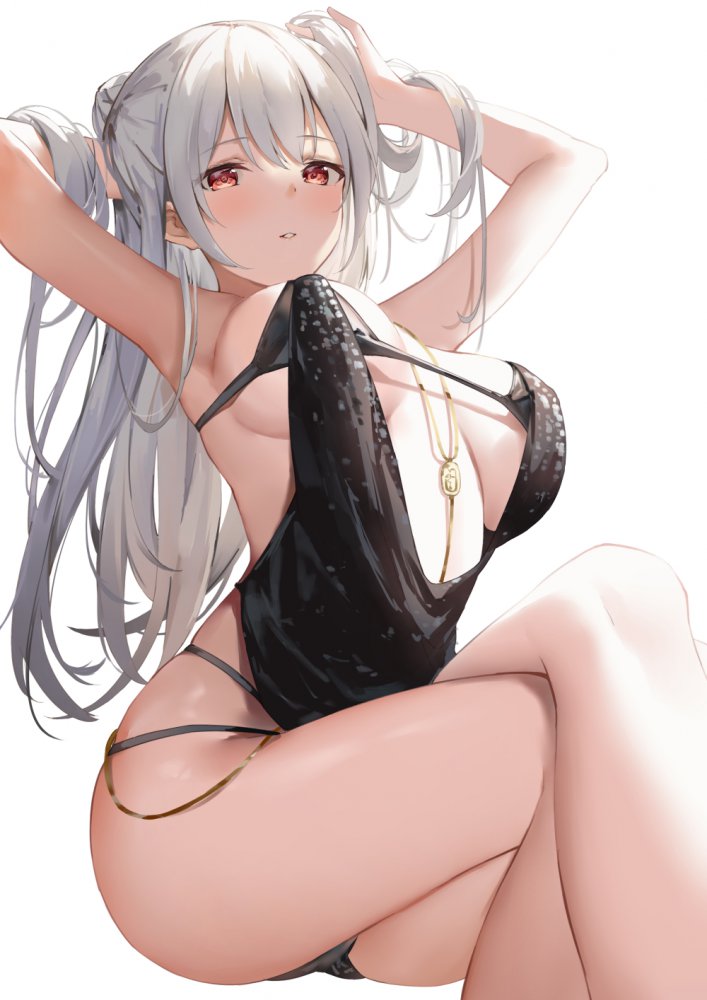 銀髪のエロ画像なんです!
