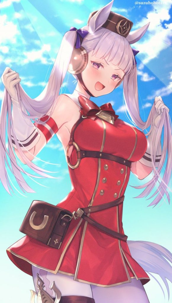 銀髪の二次フェチ画像。