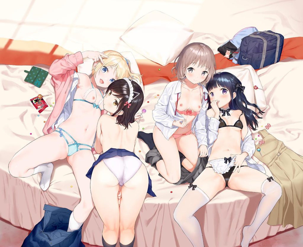 パンツ・下着の二次フェチ画像。