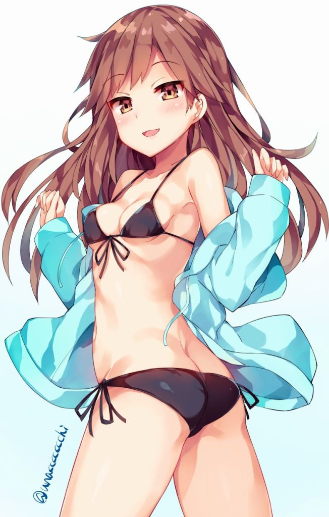ビキニ画像で今夜もイチャラブ妄想!「やっ♥ダメェ♥そこぉ♥そこいじめないでぇ♥」