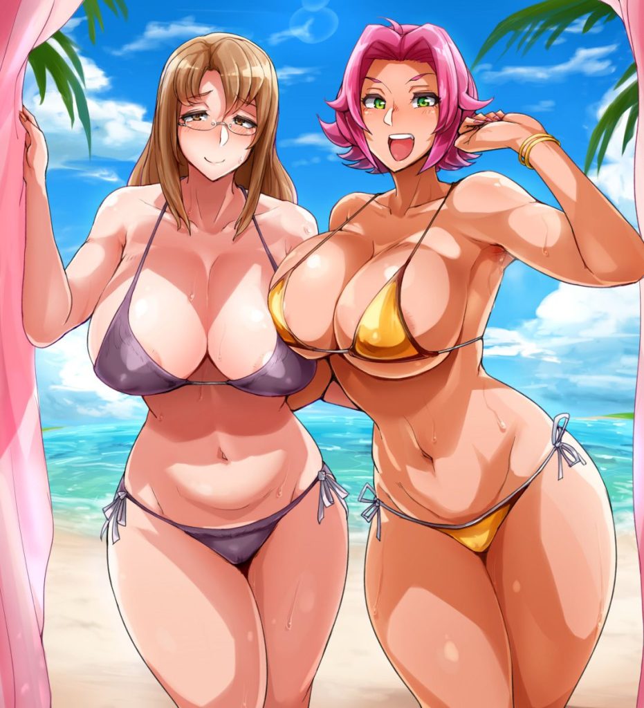 日焼け・褐色の二次エロ画像で抜きたい!