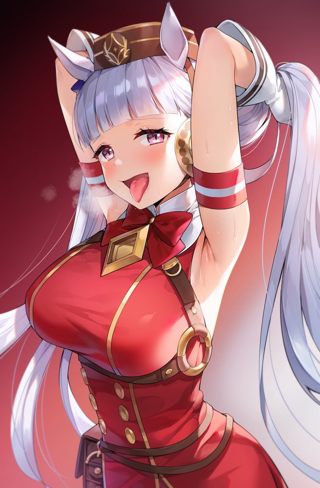 銀髪の二次フェチ画像。