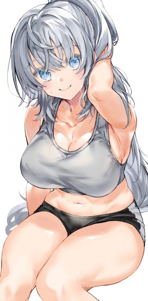 今夜のオナネタ画像は銀髪でございます。