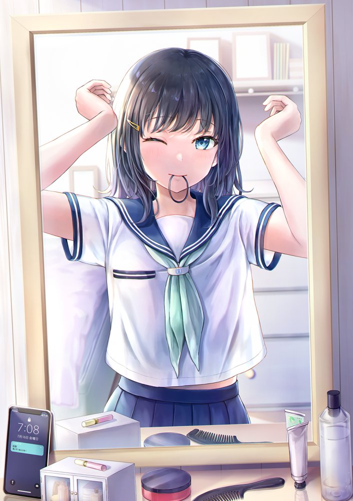 制服のエロ画像を復習していく