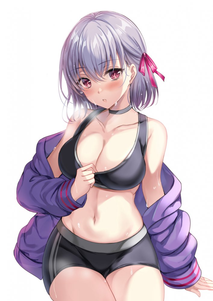 銀髪の二次フェチ画像。