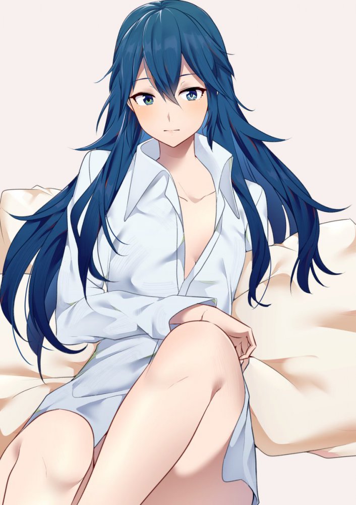 脱ぎかけの可愛い二次元画像。