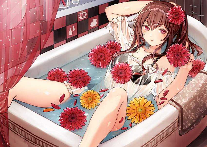 【お風呂】「ひあぁあ♡イキましゅ♡イってぇしまいましゅうぅー♡」エッチなご奉仕画像