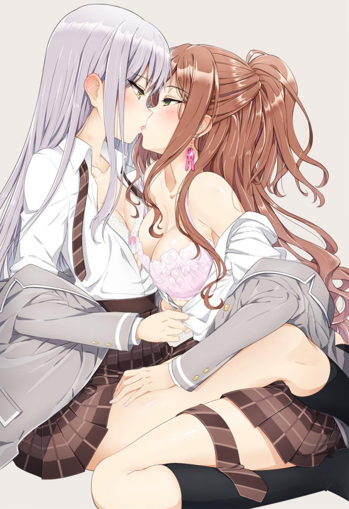 百合・レズの可愛い二次元画像。