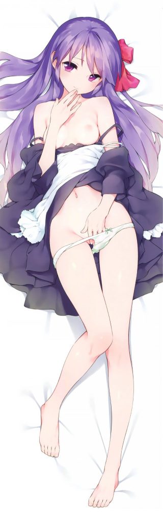 脱ぎかけの可愛い二次元画像。