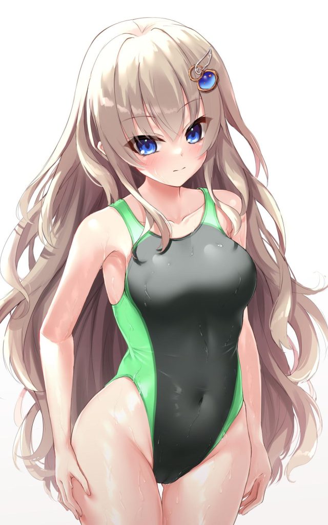 競泳水着のエロ画像を見て幸せになろう！