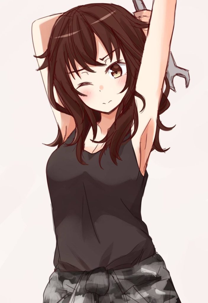 俺のとっておきのわきフェチの画像フォルダを見せる