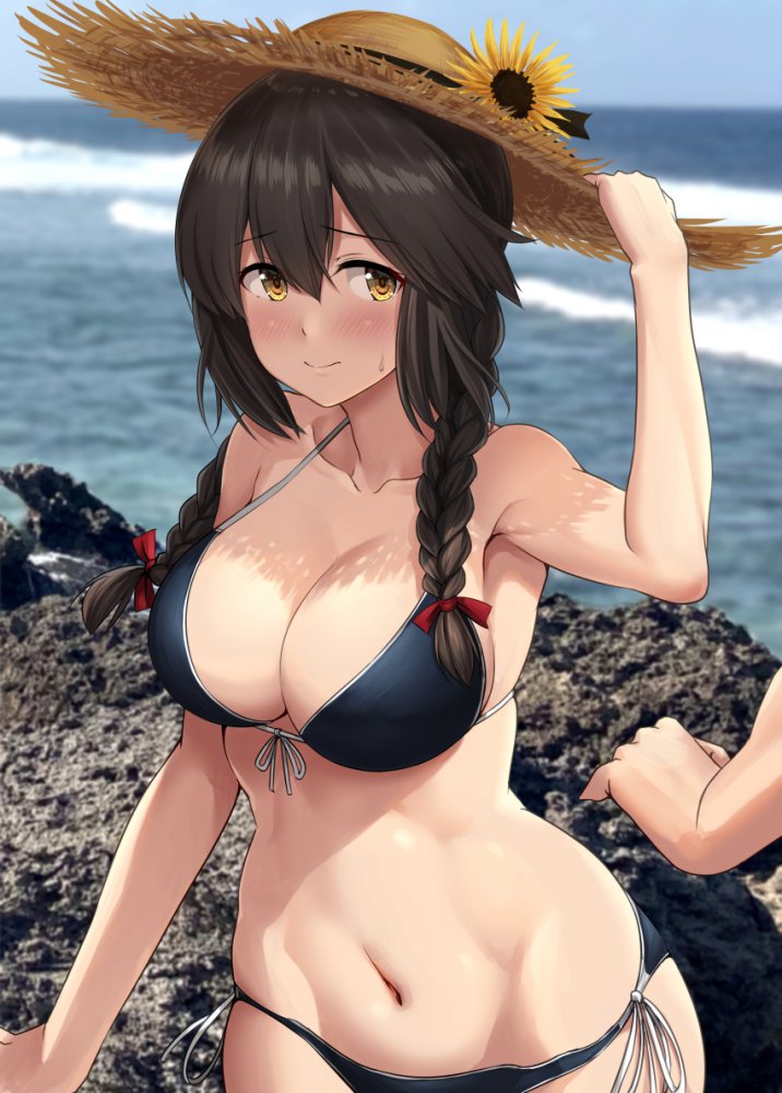 威力バツグンな水着の二次エロ画像詰め合わせ