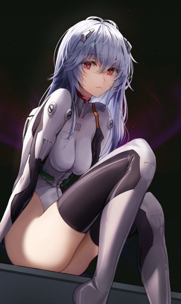 【二次】銀髪のメチャシコで可愛い女の子のエッチな画像