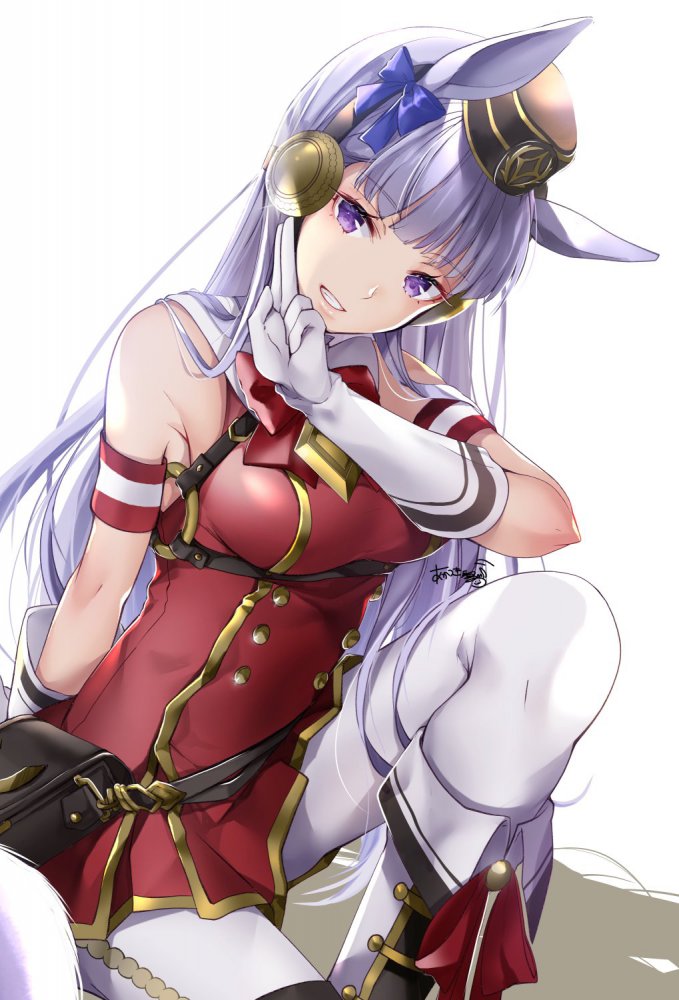 【二次】銀髪のメチャシコで可愛い女の子のエッチな画像
